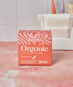 Besti 100% Organic Cotton Liners (20 Count)