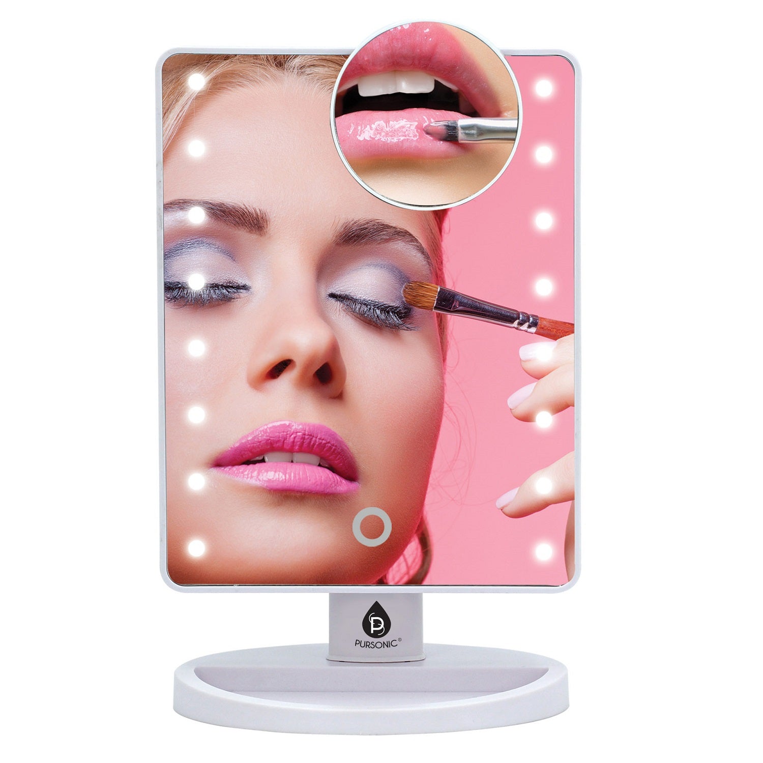 Dimmable LED Vanity Mirror & Pursonic Triple Barrel Hair Curler: The Ultimate Glow-Up Bundle - Image 4